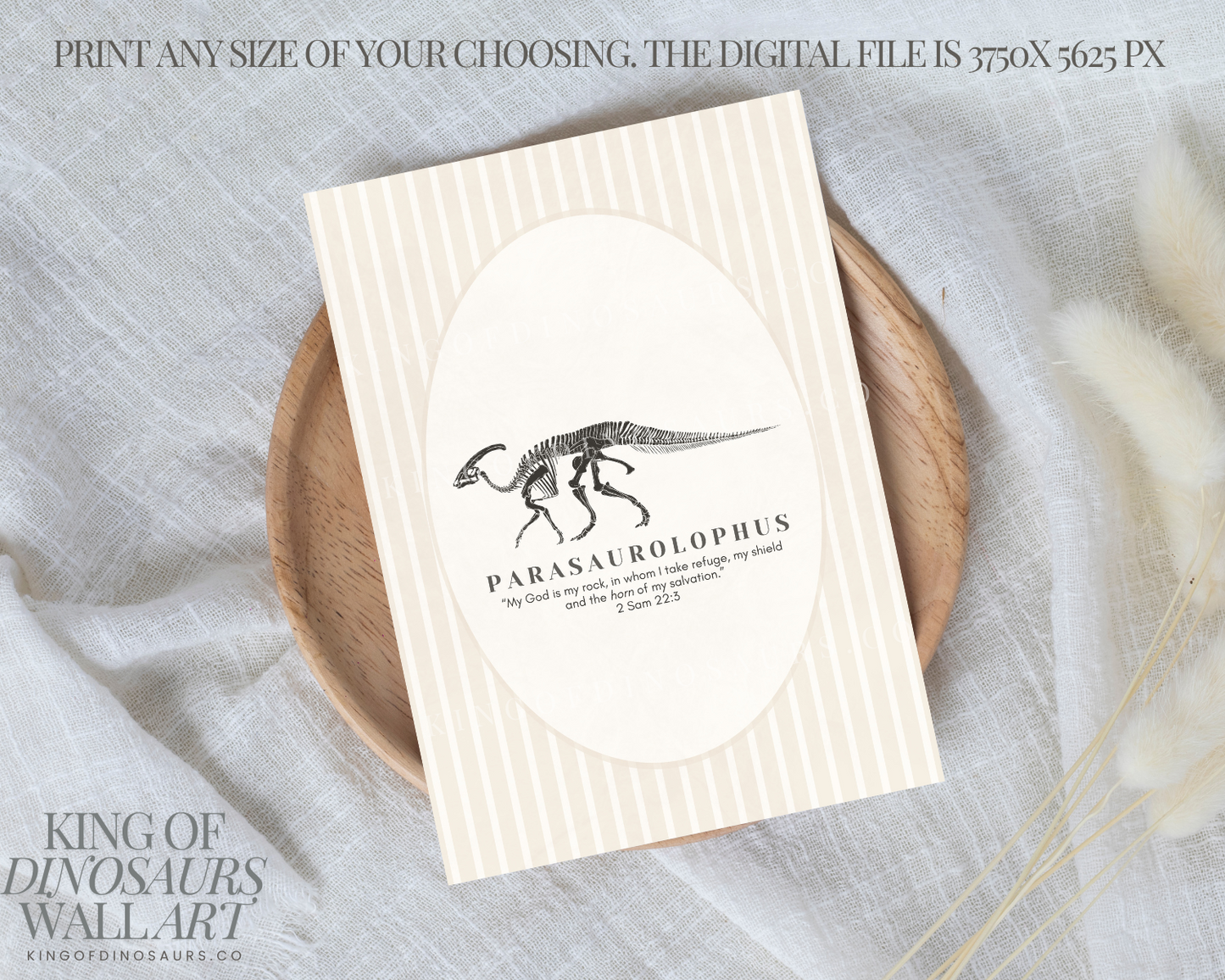 001 Parasaurolophus Digital Art