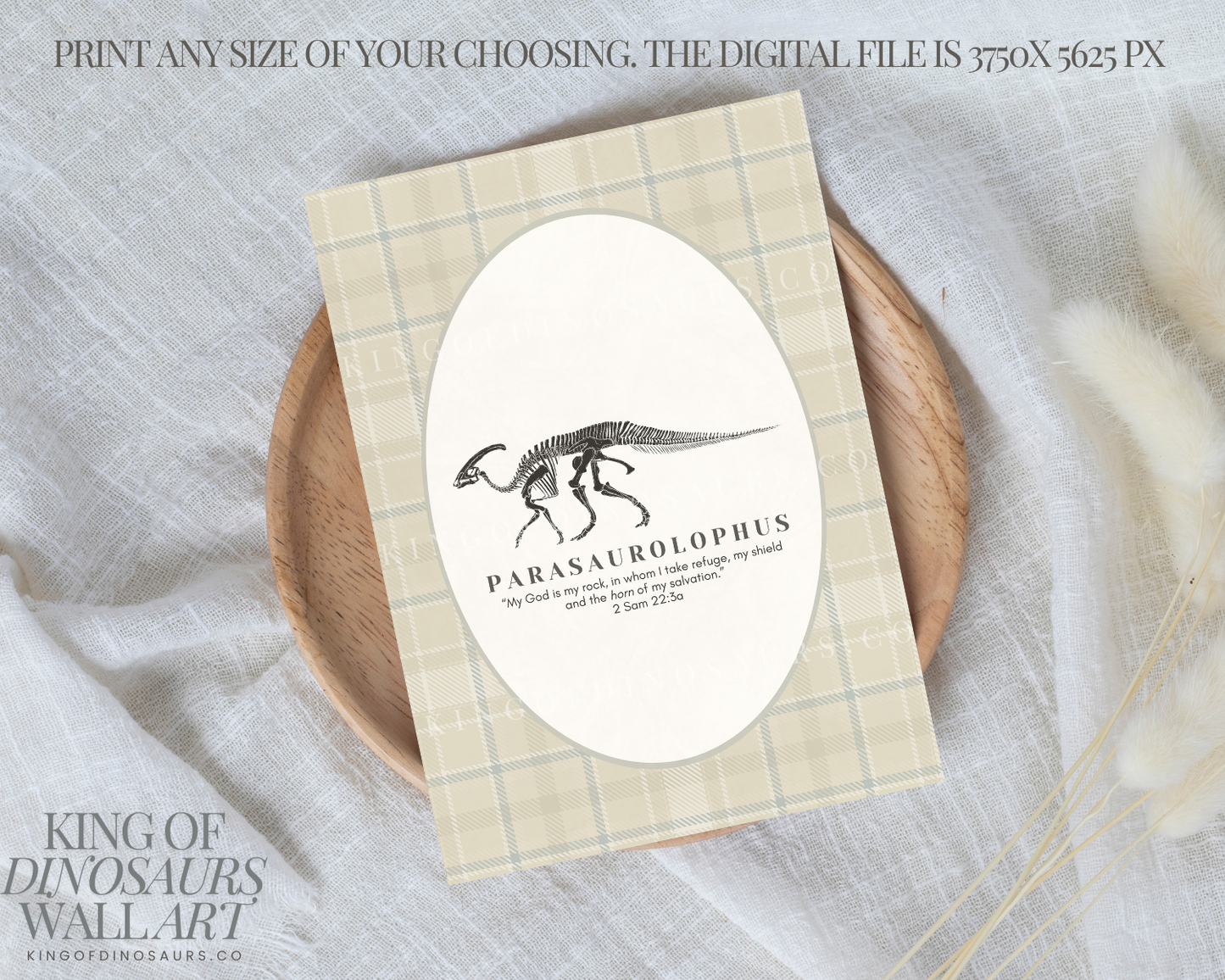 004 Parasaurolophus Digital Art