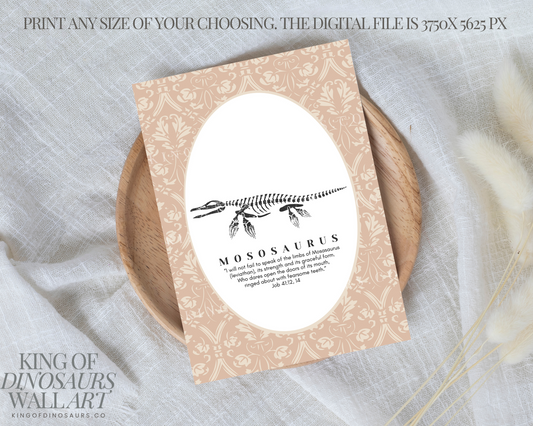 012 Mosasaurus Digital Art