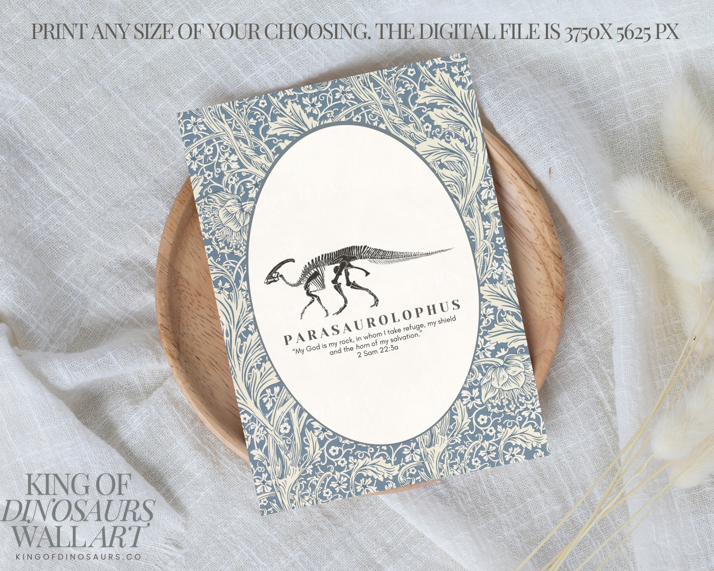 002 Parasaurolophus Digital Art