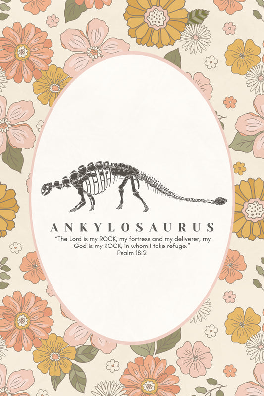 016 Ankylosaurus Digital Art